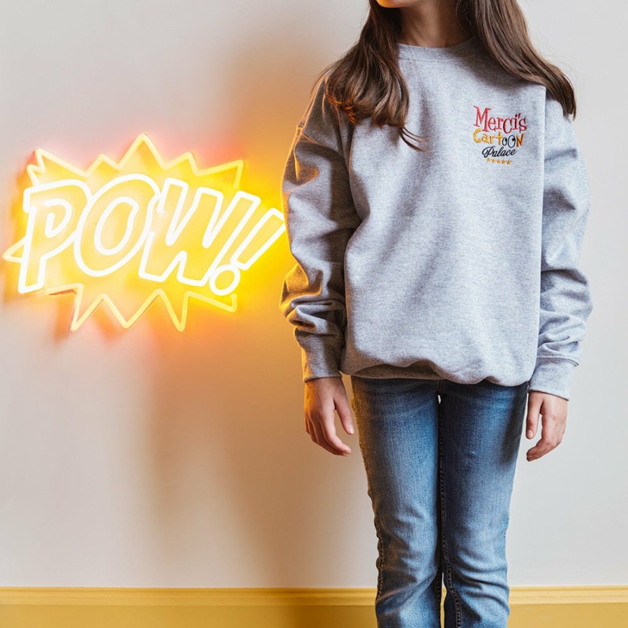 Enfant Merci Sweats | Merci - Sweat Enfant Cartoon Palace - Grey