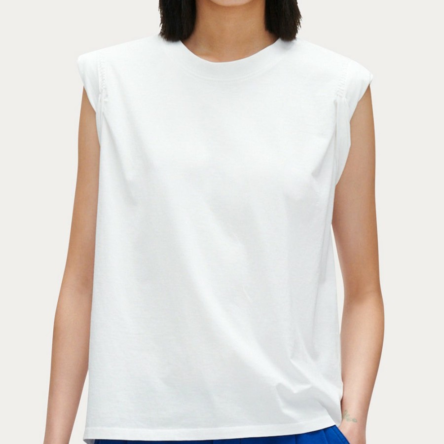 Mode Femme Rachel Comey T-Shirts | Rachel Comey - T-Shirt Miles - Blanc