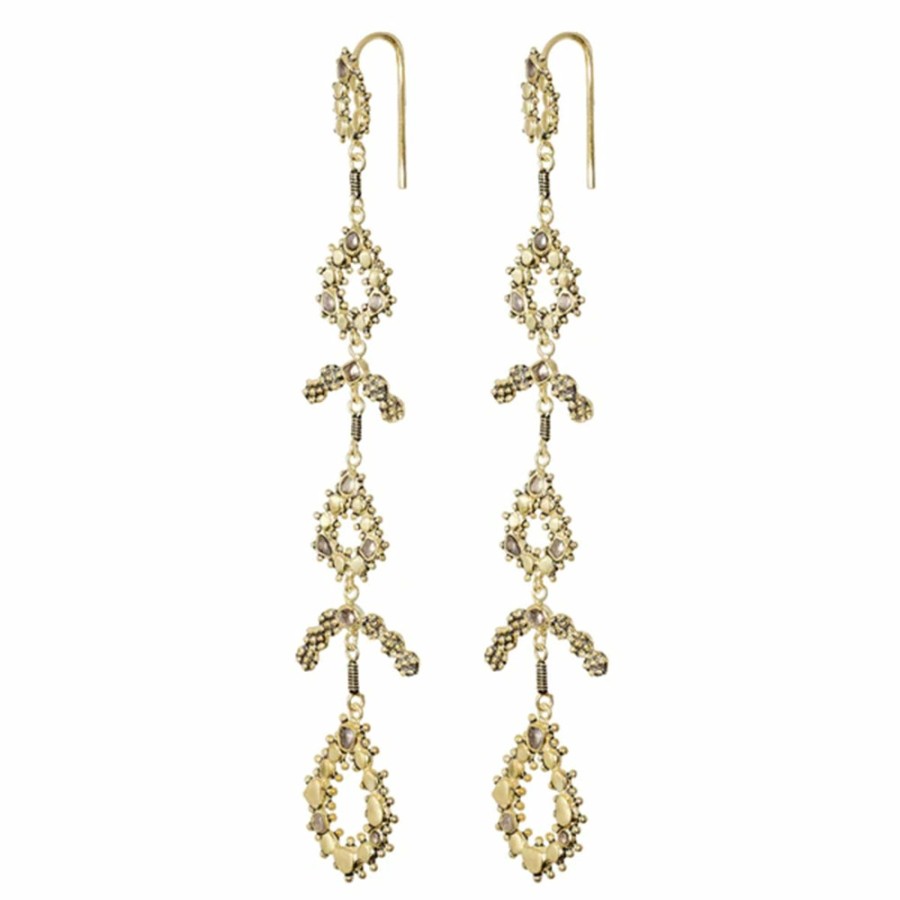 Mode Femme MARIE LAURE CHAMOREL Boucles D'Oreilles | Marie Laure Chamorel - Boucles D'Oreilles N°851 - Antique Gold