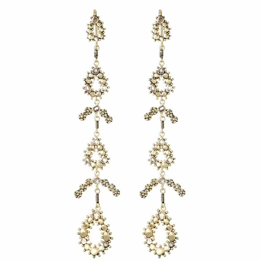 Mode Femme MARIE LAURE CHAMOREL Boucles D'Oreilles | Marie Laure Chamorel - Boucles D'Oreilles N°851 - Antique Gold