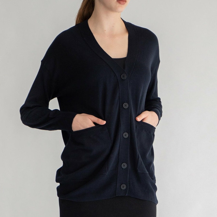 Mode Femme CT Plage Mailles | Ct Plage - Cardigan - Navy