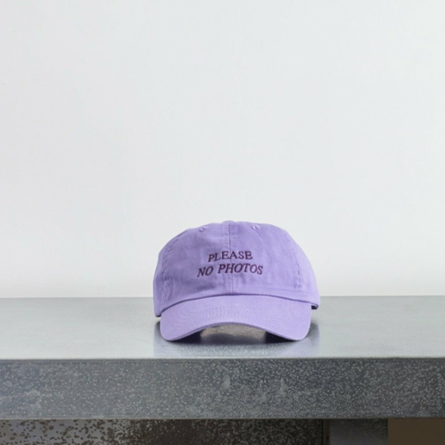 Mode Homme Ho Ho Coco Casquettes | Ho Ho Coco - Casquette Please No Photos - Violet