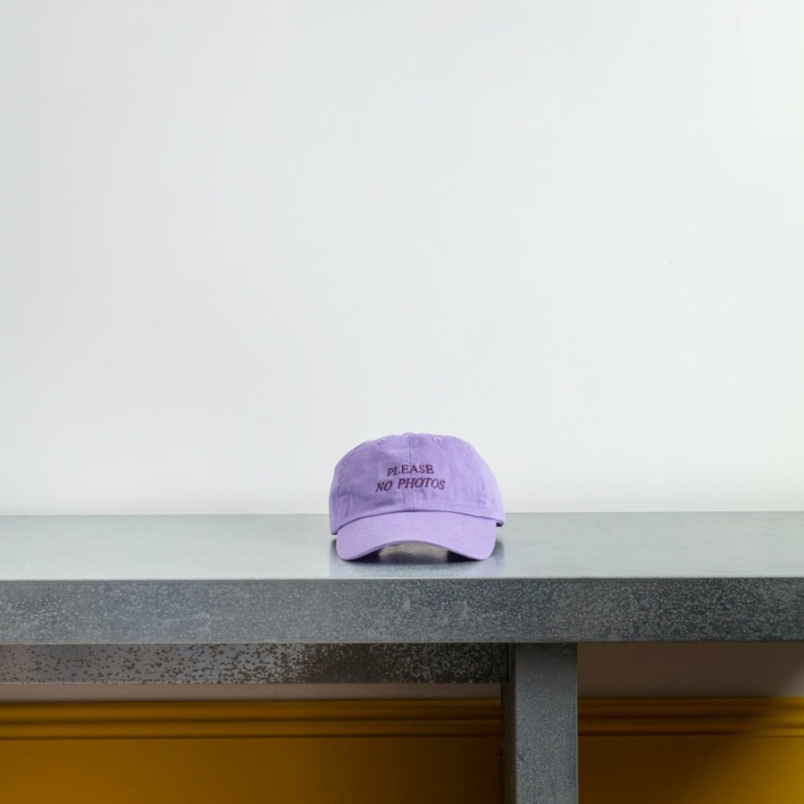 Mode Homme Ho Ho Coco Casquettes | Ho Ho Coco - Casquette Please No Photos - Violet