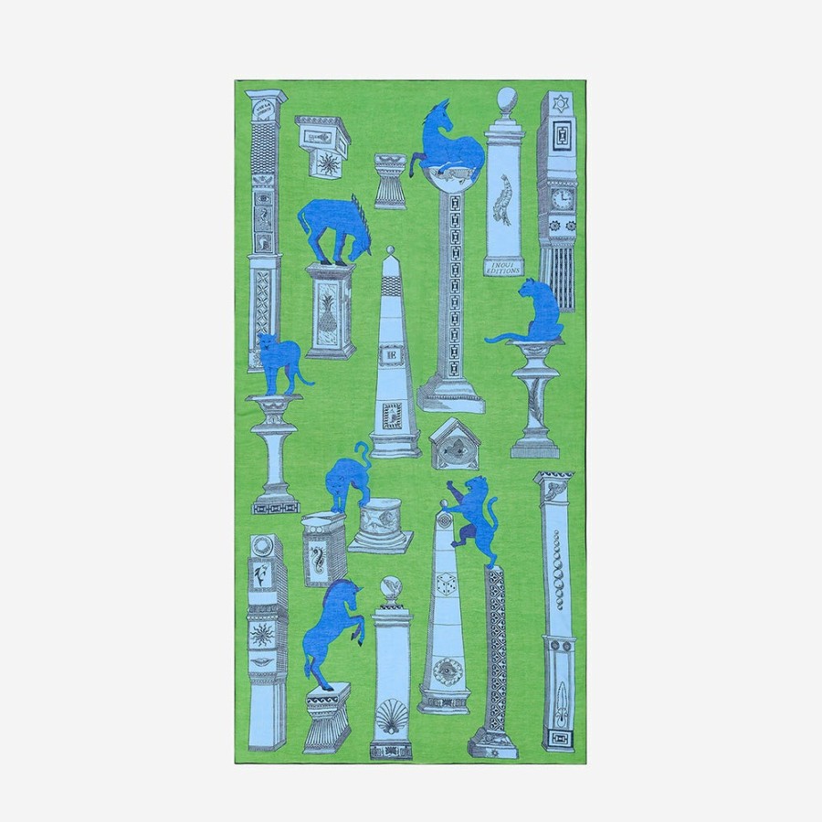 Mode Femme INOUI EDITIONS Foulards | Inoui Editions - Etole Totem - Vert