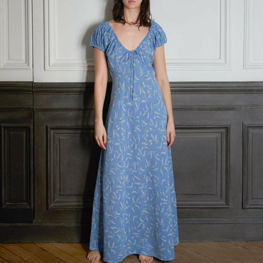 Mode Femme Dôen Robes | Doen - Robe Sofia - Bleu