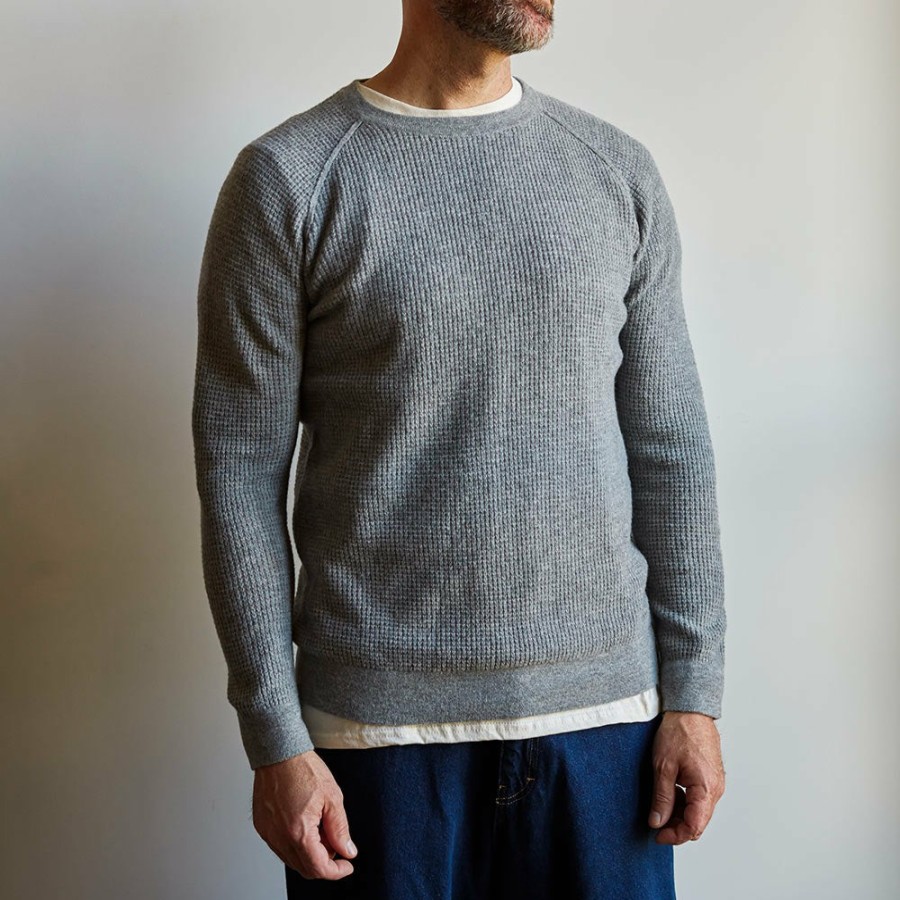 Mode Homme MERCI Mailles | Merci - Pull En Laine - Gris