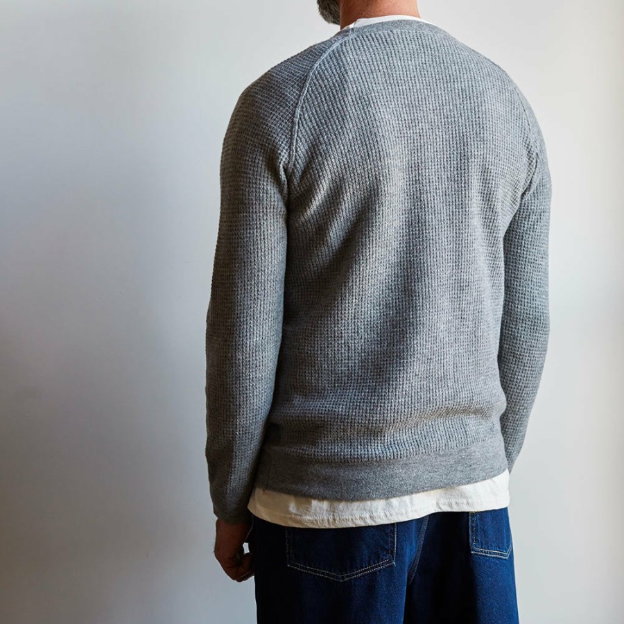 Mode Homme MERCI Mailles | Merci - Pull En Laine - Gris