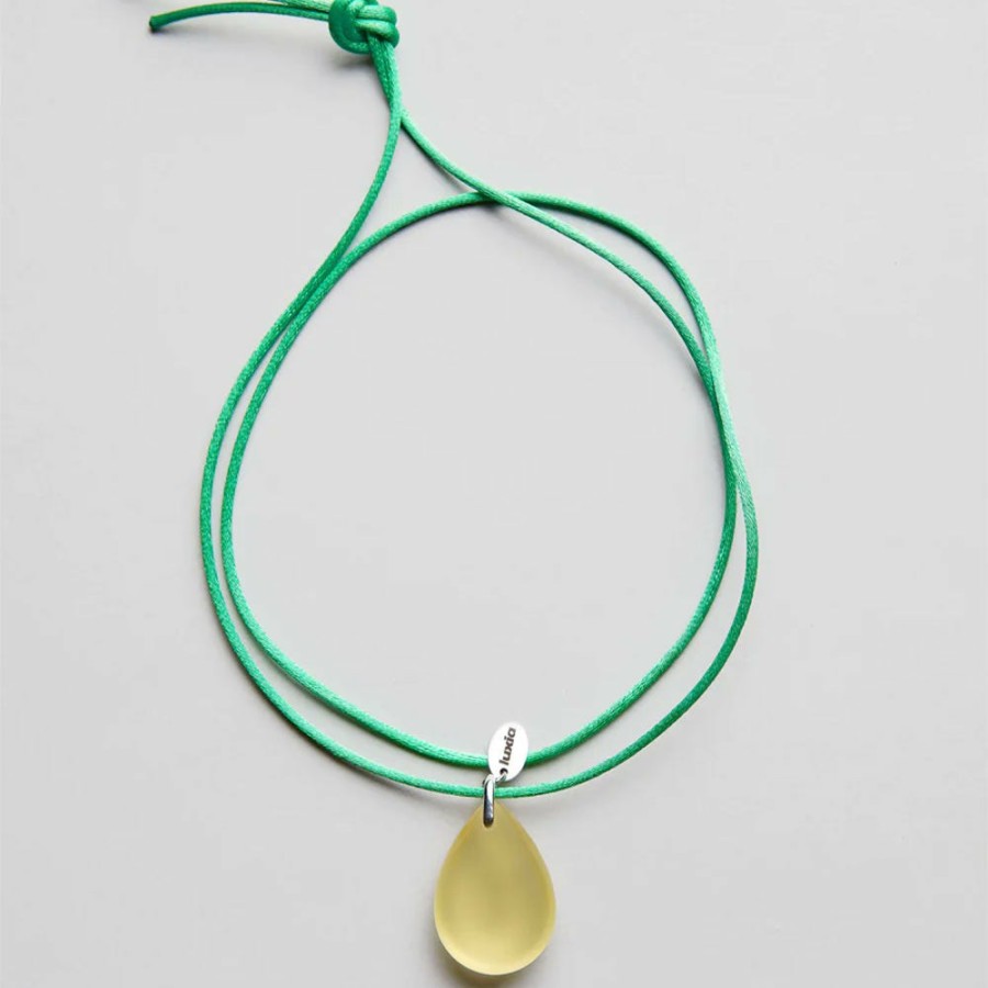 Mode Femme Luxia Luxia | Luxia - Collier Goutte Quartz Citron - Jaune