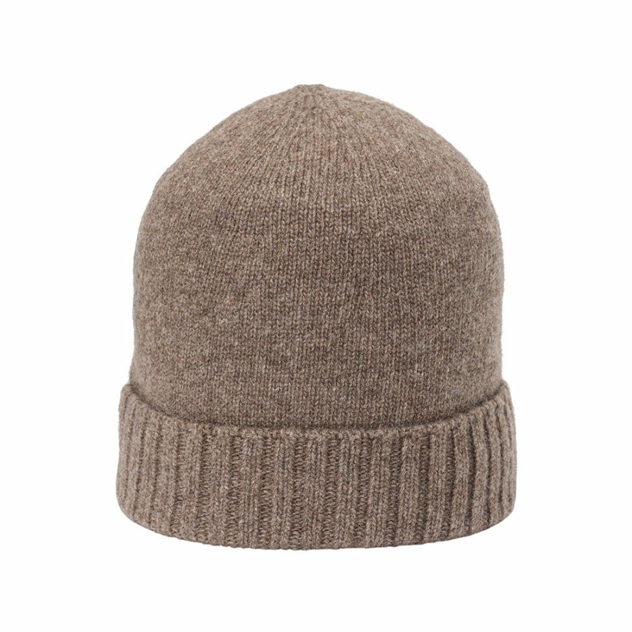 Mode Femme Santacana Bonnets | Santacana - Bonnet En Laine Et Cachemire - Taupe