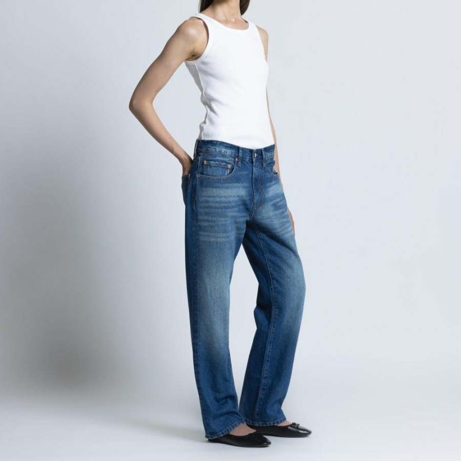 Mode Femme Red Legend Jeans | Red Legend - Jean Brut - Bleu