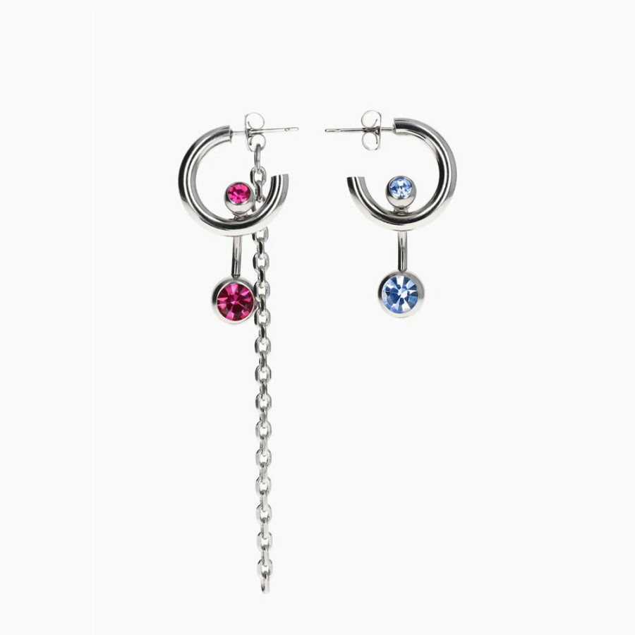 Mode Femme Justine Clenquet Justine Clenquet | Justine Clenquet - Boucles D'Oreilles Bless - Argent