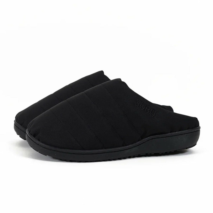 Mode Homme Subu Tokyo Chaussons | Subu Tokyo - Chaussons Nannen F-Line - Noir