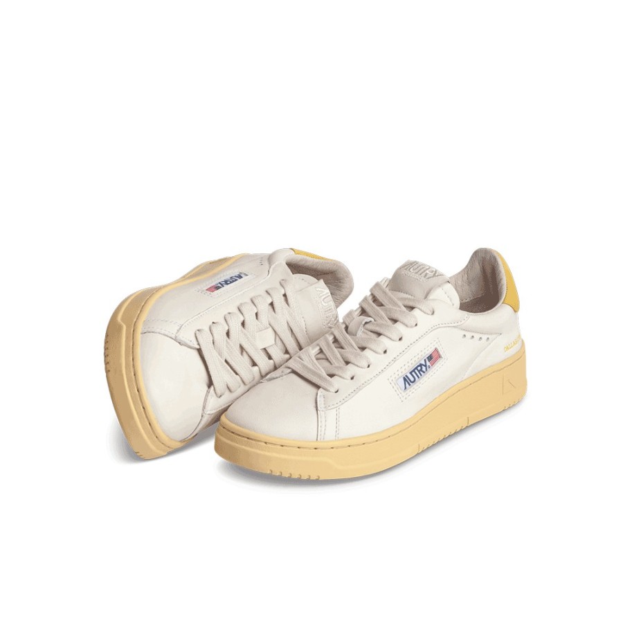 Mode Femme Autry Baskets | Autry - Baskets Dallas Low Wom - Jaune