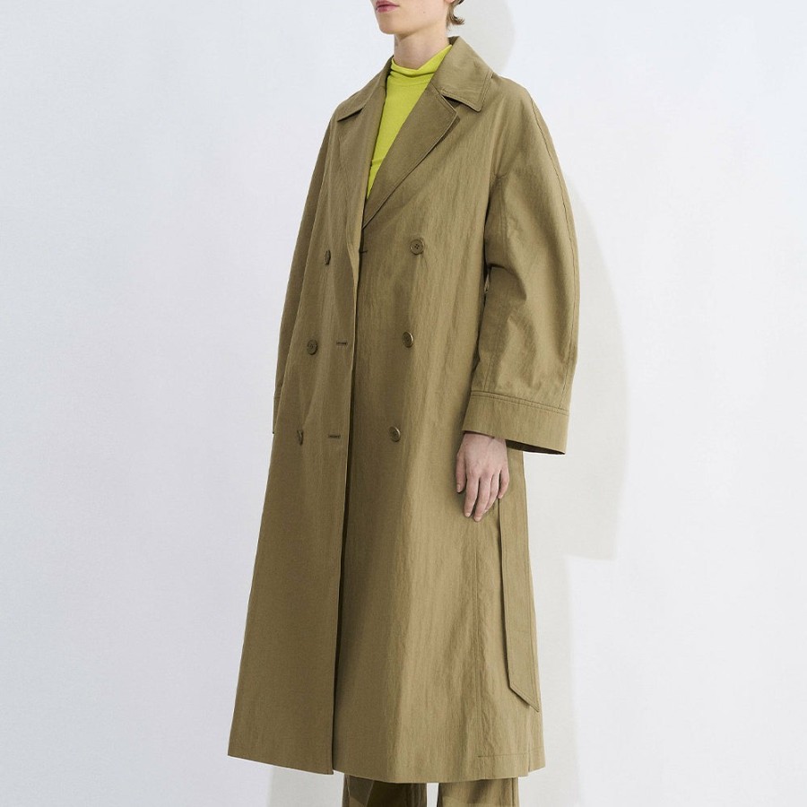 Mode Femme CHRISTIAN WIGNANT Manteaux | Christian Wijnants - Manteau Cuma - Kaki