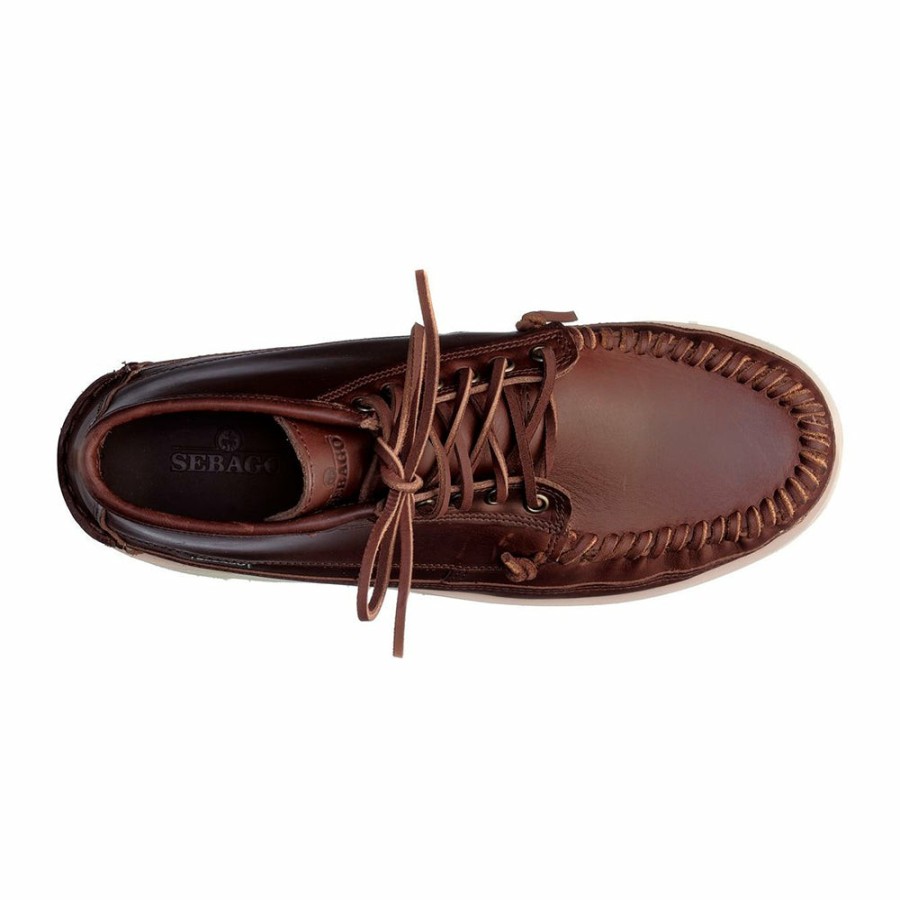 Mode Homme Sebago Bottines | Sebago - Bottines Senaca Mid - Marron