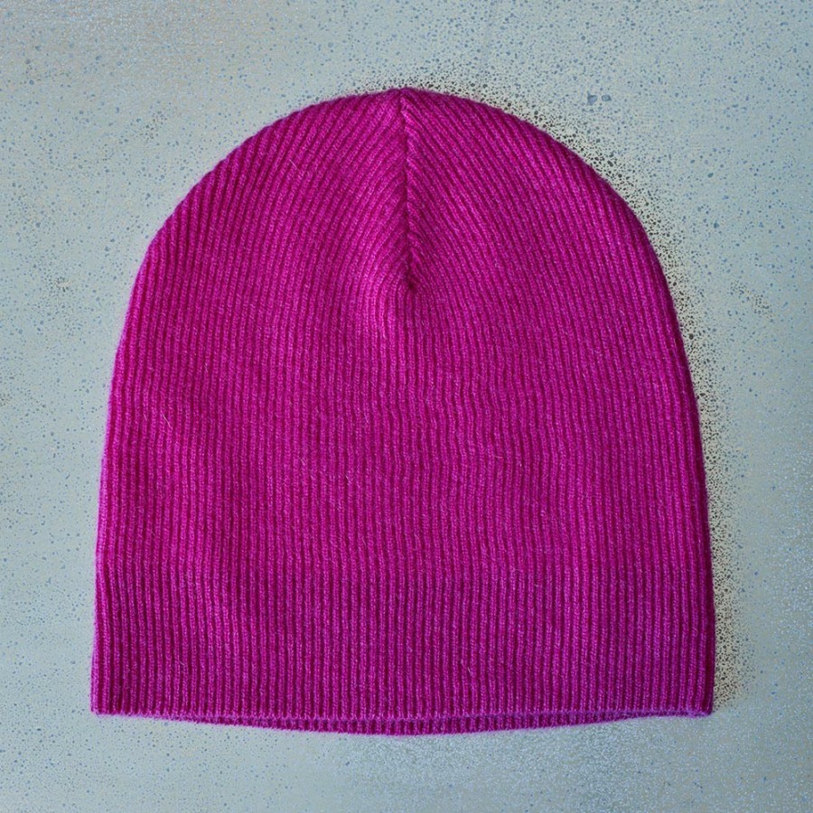 Mode Femme MERCI Bonnets | Merci - Bonnet En Cachemire - Fushia