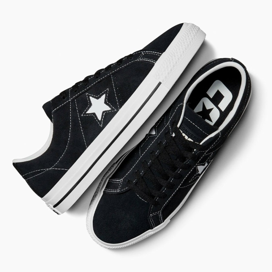 Mode Homme Converse Baskets | Converse - One Star Pro Suede - Noir