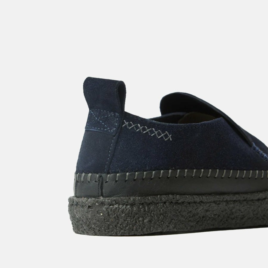 Mode Homme Yogi Mocassins | Yogi X Universal Works - Mocassins Hitch - Bleu