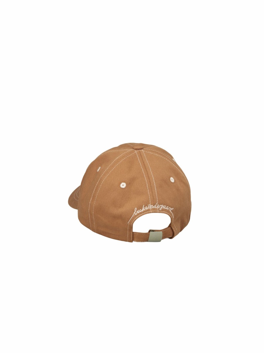 Mode Femme Becksöndergaard  Casquettes | Becksondergaard - Casquette Solid - Marron