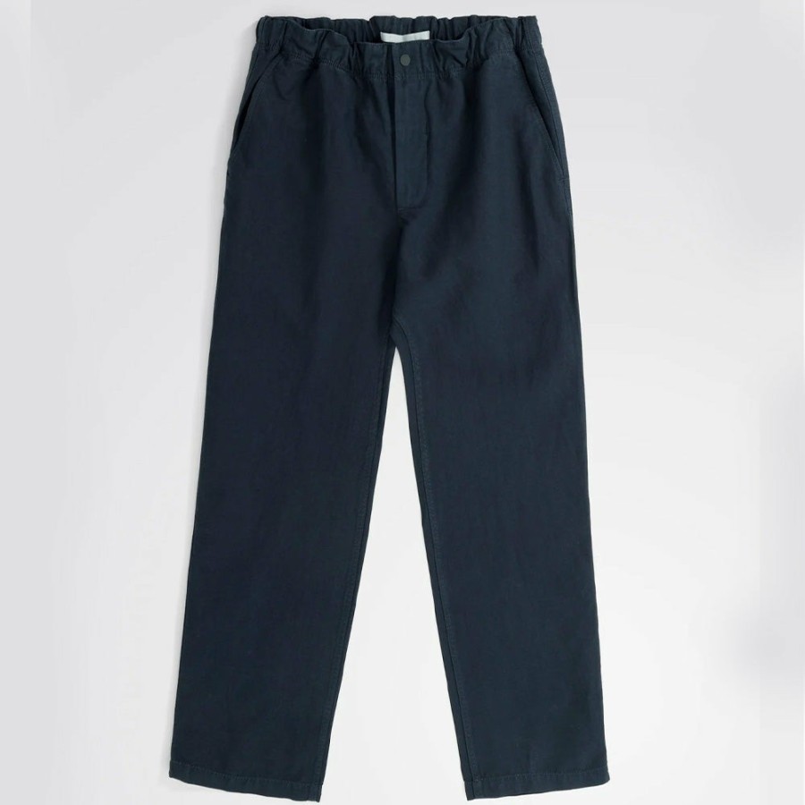 Mode Homme Norse Projects Pantalons | Norse Projects - Pantalon Ezra Relaxed - Bleu Marine