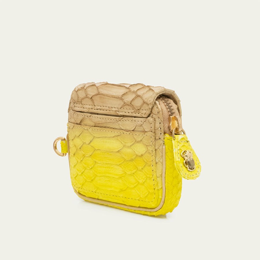 Mode Femme Claris Virot Porte Monnaie | Claris Virot - Porte Monnaie Karl - Jaune