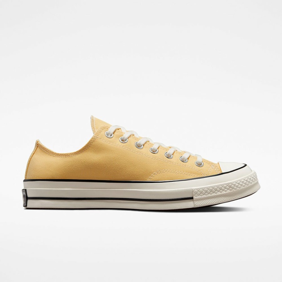 Mode Femme Converse Baskets | Converse - Chuck 70 Vintage Canvas Basse - Jaune