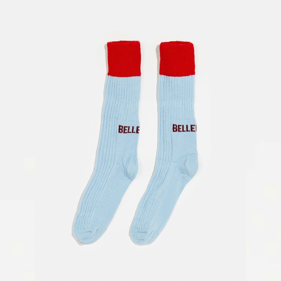 Mode Femme Bellerose Chaussettes | Bellerose - Chaussettes Vocin - Bleu