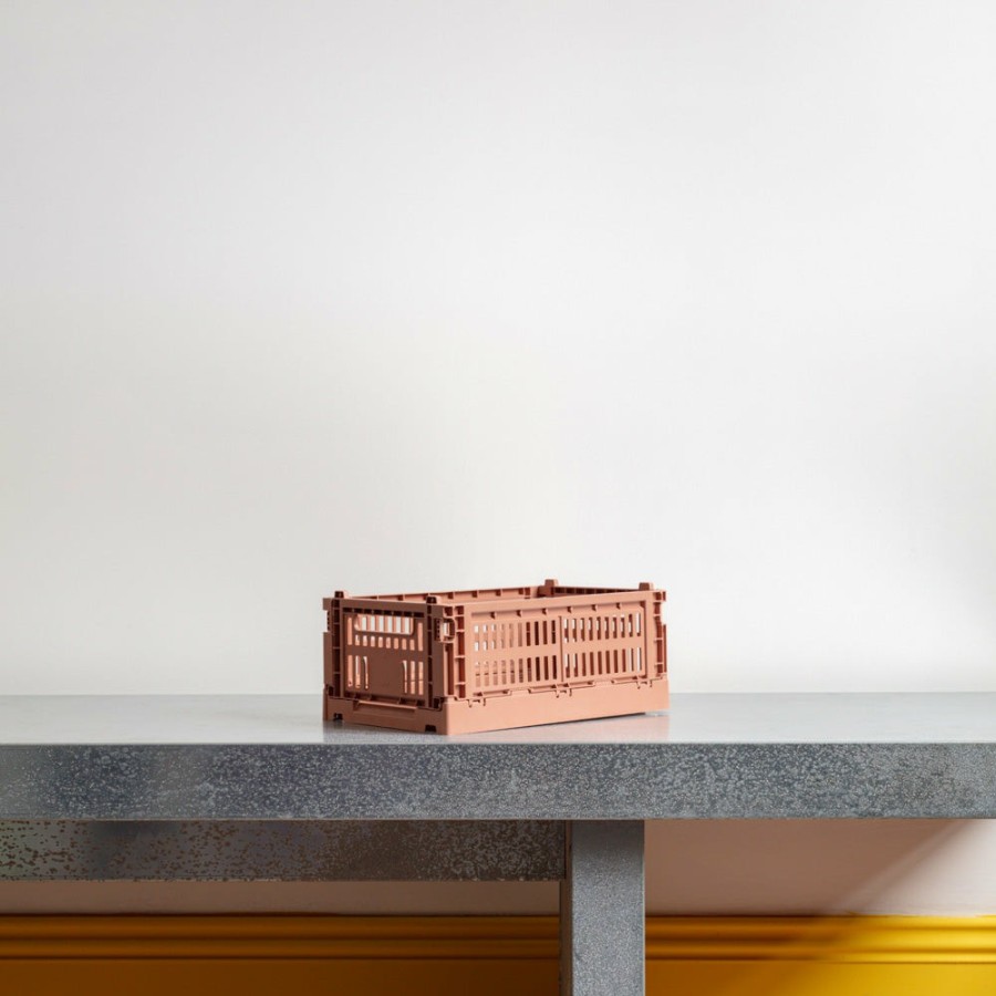 Deco & Lifestyle 208 HAY Rangement | Petite Cagette - Hay - Terracotta