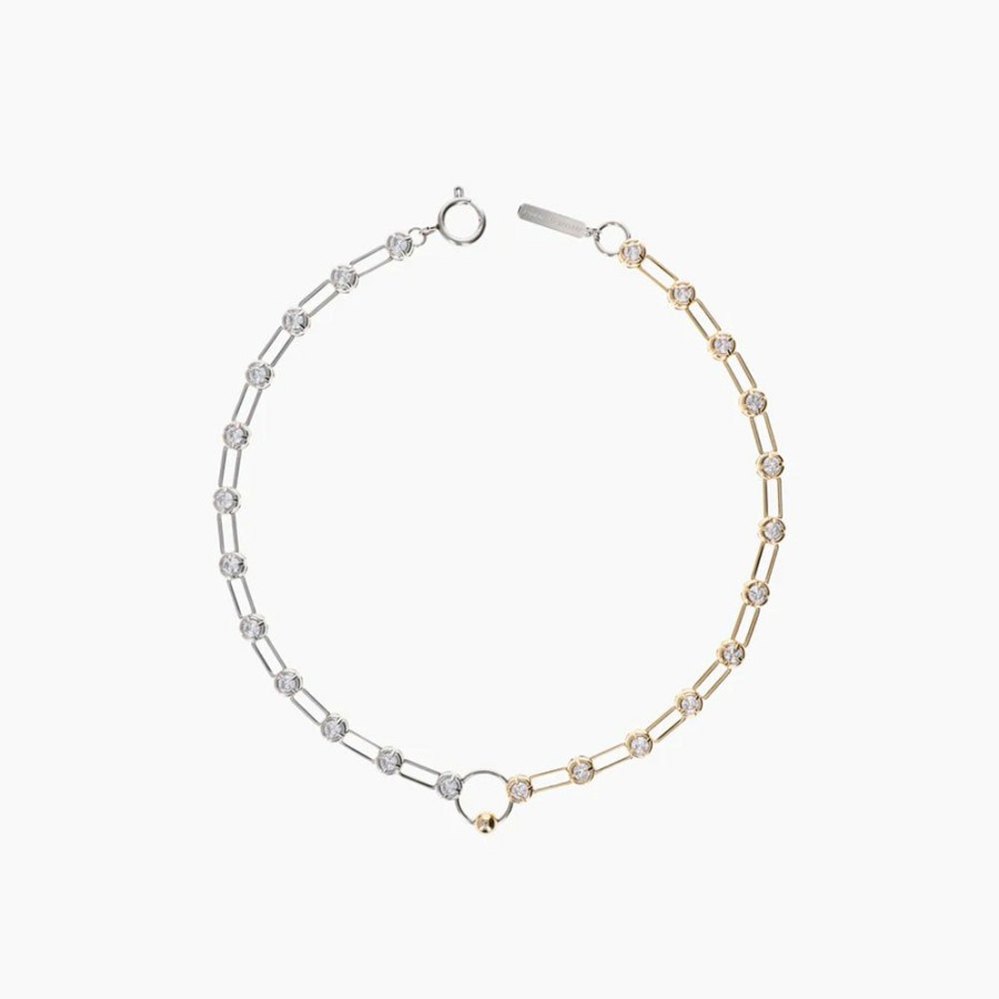 Mode Femme Justine Clenquet Justine Clenquet | Justine Clenquet - Collier Alva - Argent Et Dore