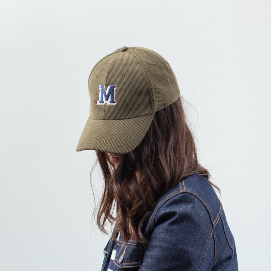 Mode Femme M05 Casquettes | Merci - Casquette M Velours - Kaki