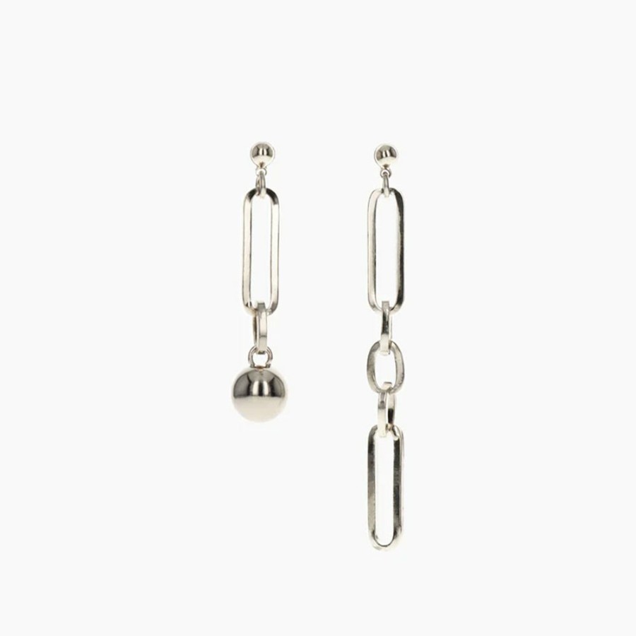 Mode Femme Justine Clenquet Justine Clenquet | Justine Clenquet - Boucles D'Oreilles Ali - Argent