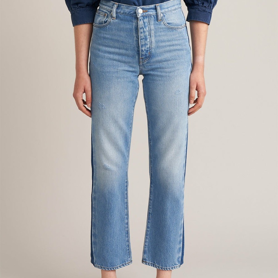 Mode Femme Bellerose Jeans | Bellerose - Jeans Popeye - Bleu Use