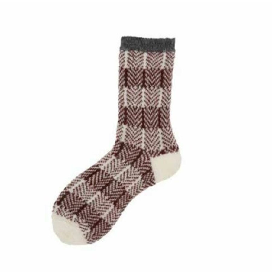 Mode Femme Alto Milano Chaussettes | Alto Milano - Chaussettes Olivia - Marron