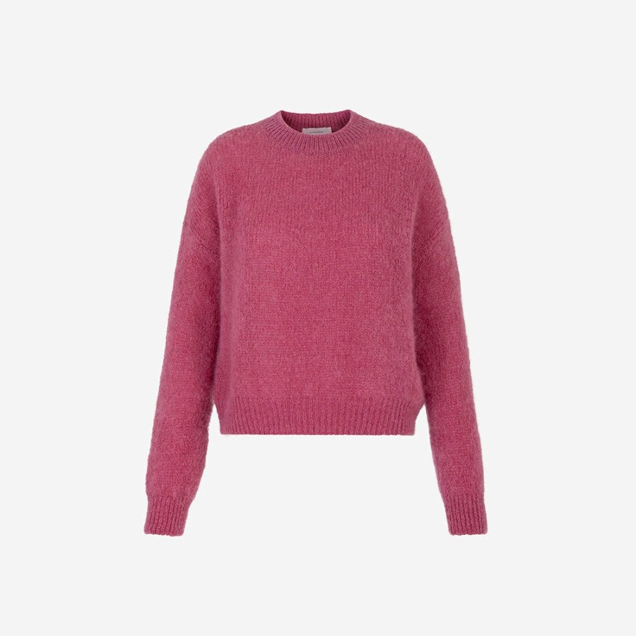 Mode Femme Pomandere Mailles | Pomandere - Pull En Mohair - Rose