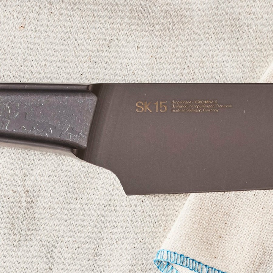 Art De La Table 1789 VEARK Coutellerie | Couteau Forge A La Main Santoku