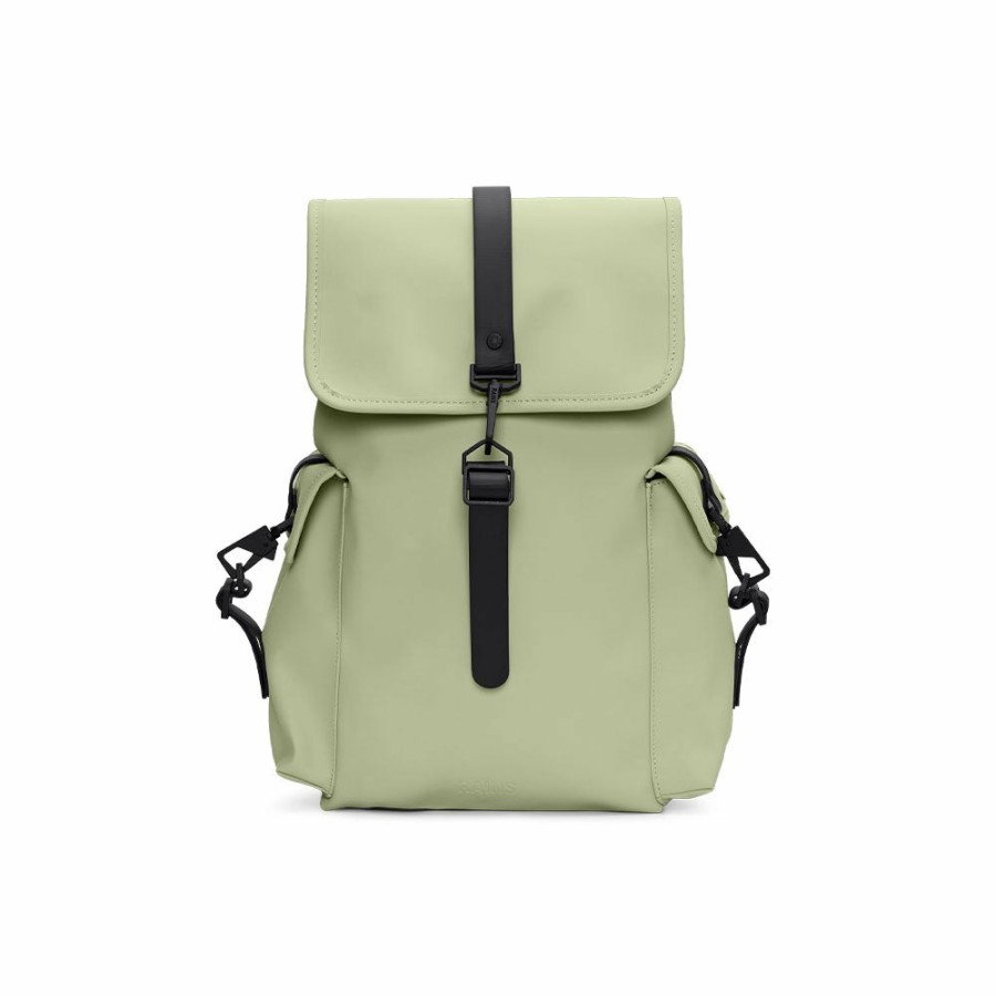 Mode Homme Rains Sacs | Rains - Sac Rucksack Cargo - Vert Clair