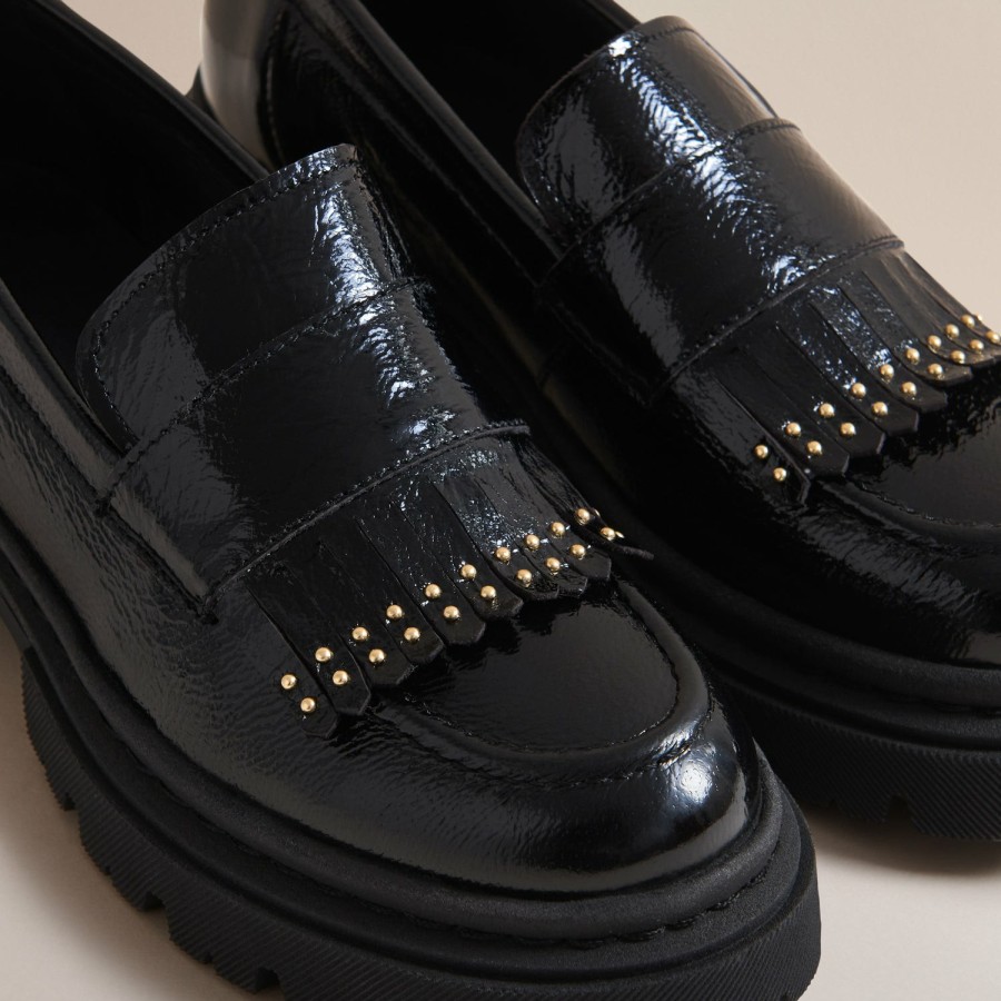 Mode Femme Hudson London Mocassins | Hudson London - Mocassins Yuki - Noir