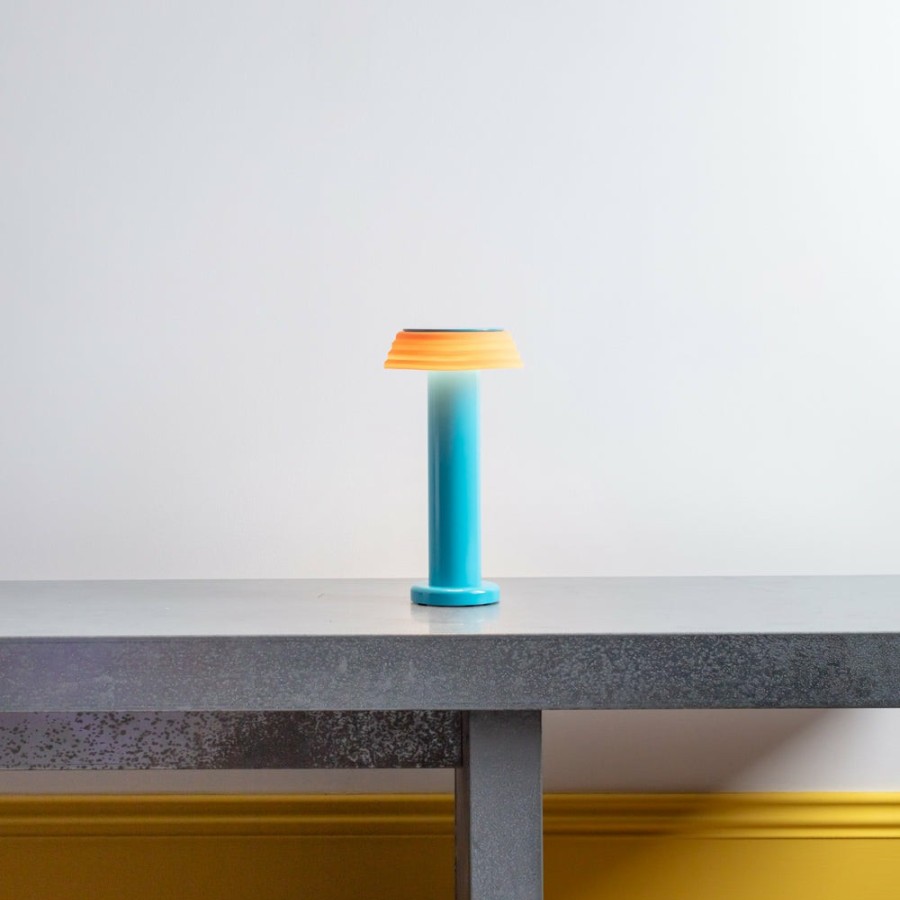 Deco & Lifestyle 2024 SOWDEN Lampes | Lampe Portable Rechargeable - Bleu Orange - Sowden