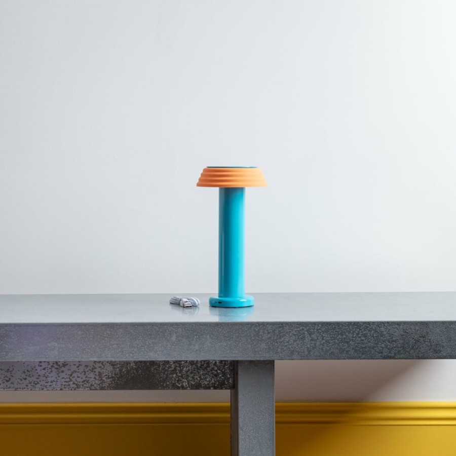 Deco & Lifestyle 2024 SOWDEN Lampes | Lampe Portable Rechargeable - Bleu Orange - Sowden