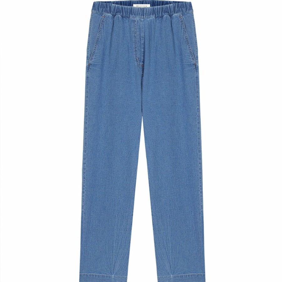 Mode Femme Masscob Pantalons | Masscob - Pantalon Marengo - Bleu