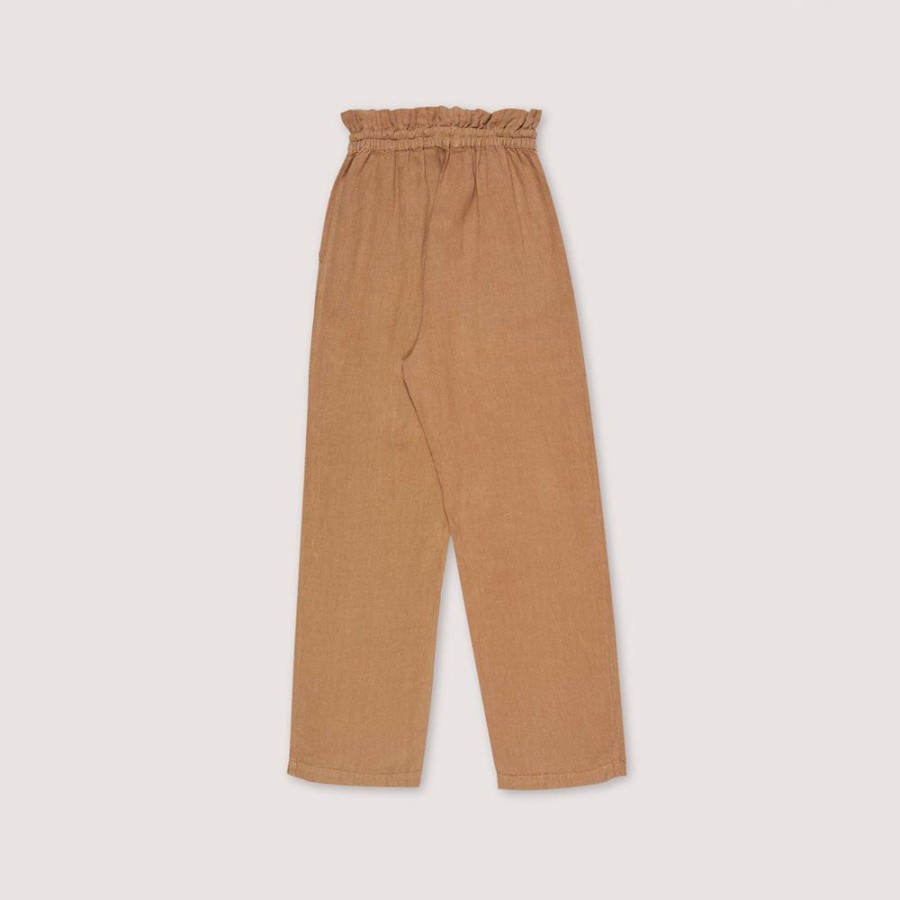 Mode Femme The New Society Pantalons | The New Society - Pantalon Long Beach - Beige