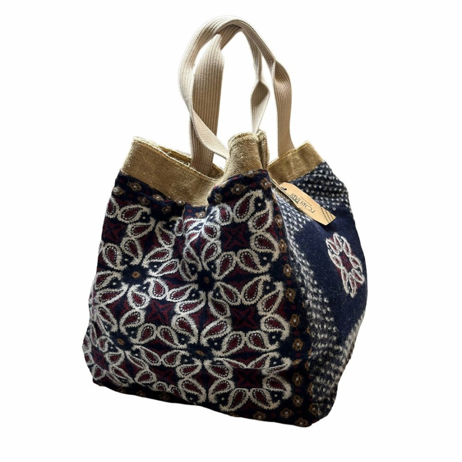 Mode Femme FORNARI Sacs A Main | Fornari - Sac Toile - Bleu