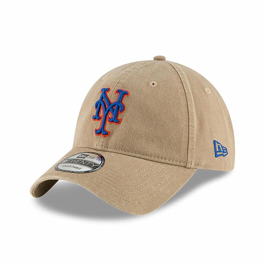 Mode Homme New Era Casquettes | New Era - Casquette Mlb Core Classic Ny Mets - Beige