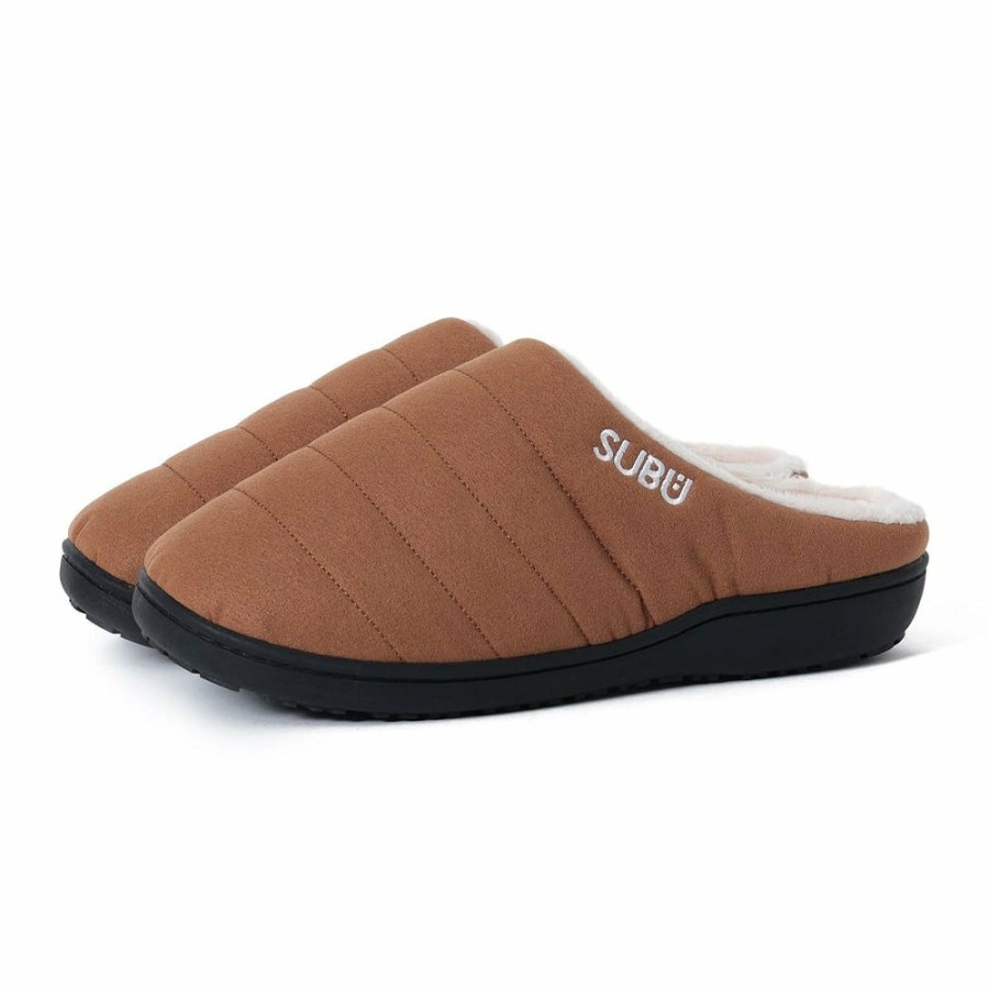 Mode Homme Subu Tokyo Chaussons | Subu Tokyo X Beams - Chaussons Suede - Marron