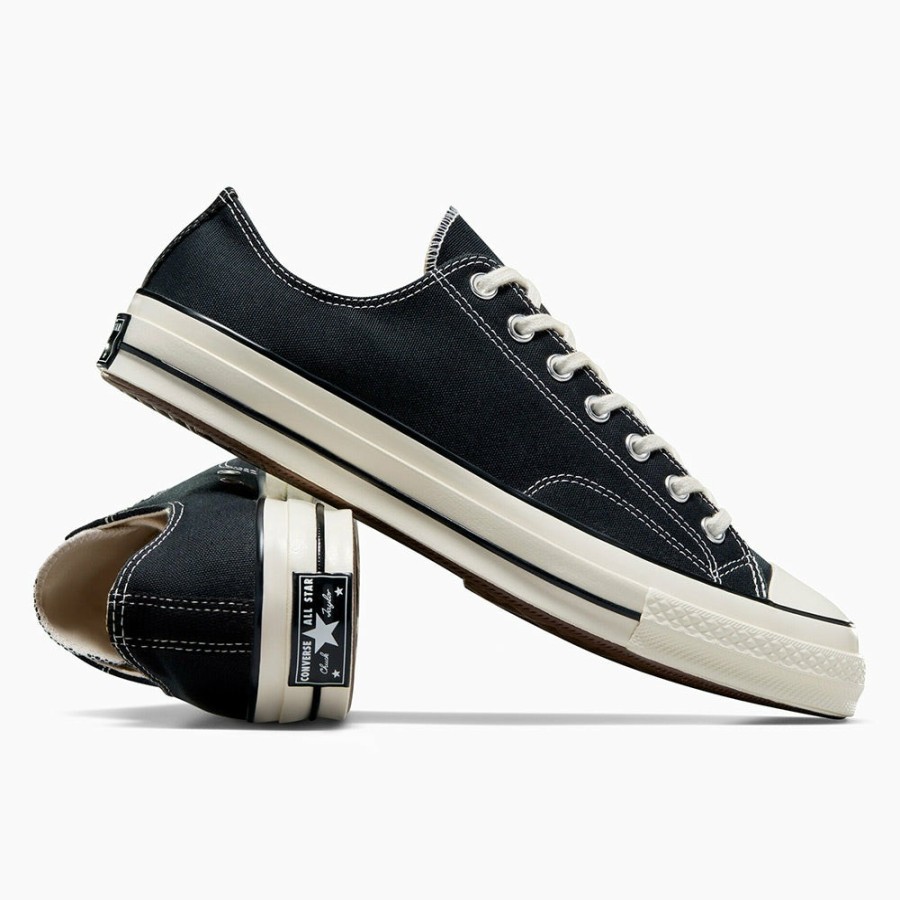 Mode Femme Converse Baskets | Converse - Chuck 70 Vintage Canvas Basse - Noir