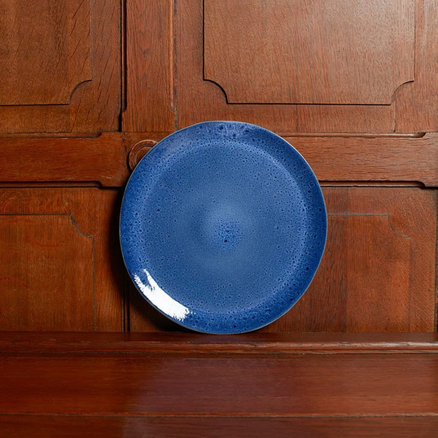 Art De La Table 1294 VASICOL Assiettes Plates | Assiette - Bleu Cobalt