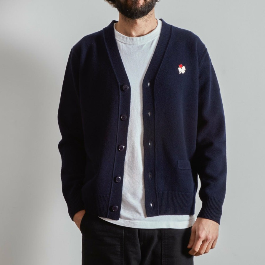 Mode Homme BA01 Mailles | Merci - Cardigan Lucky - Navy