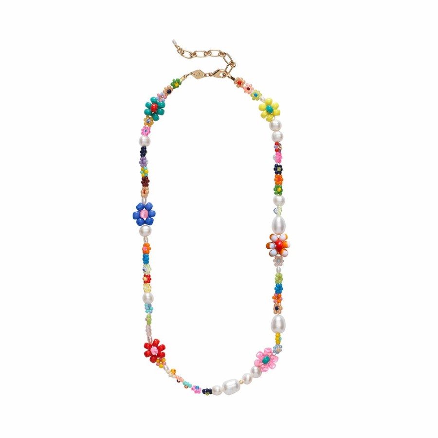 Mode Femme Anni Lu Anni Lu | Anni Lu - Collier Mexi Flower - Rainbow