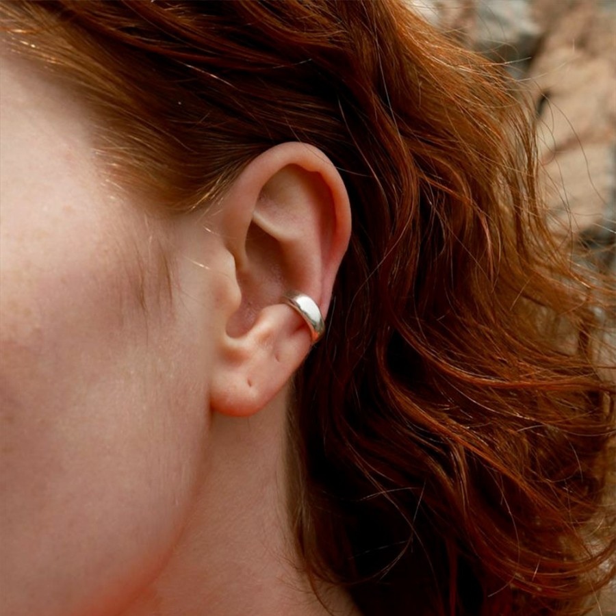 Mode Femme TEN Boucles D'Oreilles | Ten - Earcuff - Argent