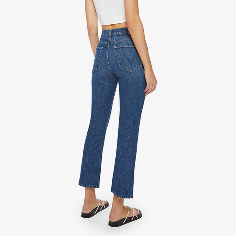 Mode Femme Mother Jeans | Mother - Jeans The Tomcat Ankle - Bleu Fonce